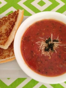 Parmesan Basil Tomato Soup