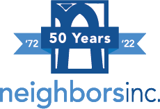 Neighbors Inc 50th Anniversary Logo